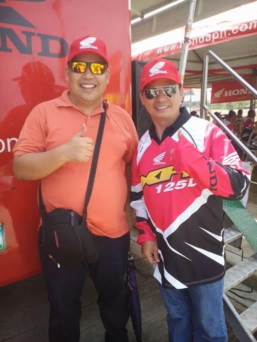 with the motocross legend Jovie Saulog